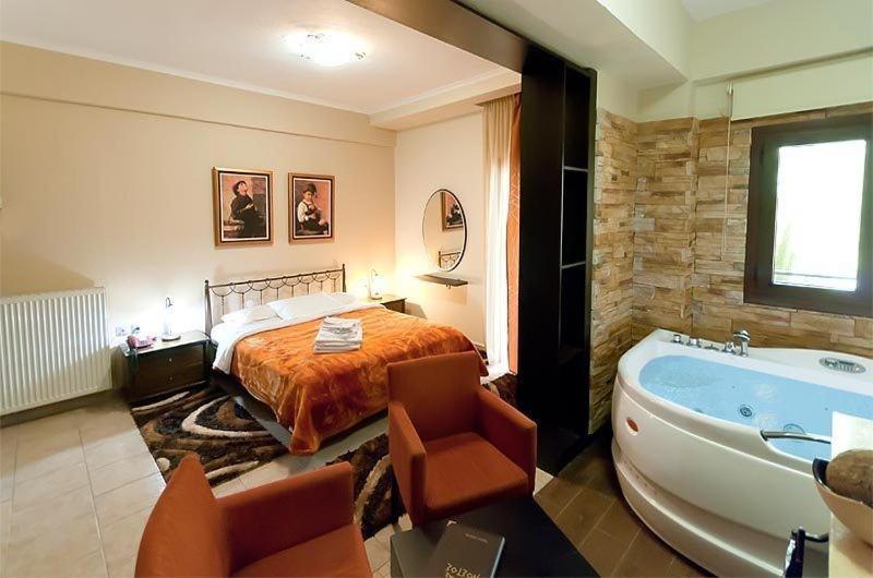 Nostos Hotel Káto Loutrákion Kamer foto