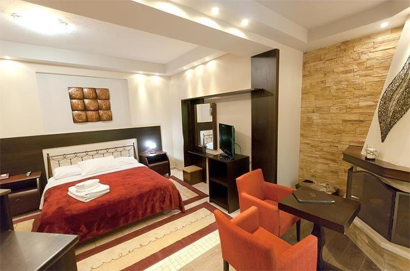 Nostos Hotel Káto Loutrákion Kamer foto