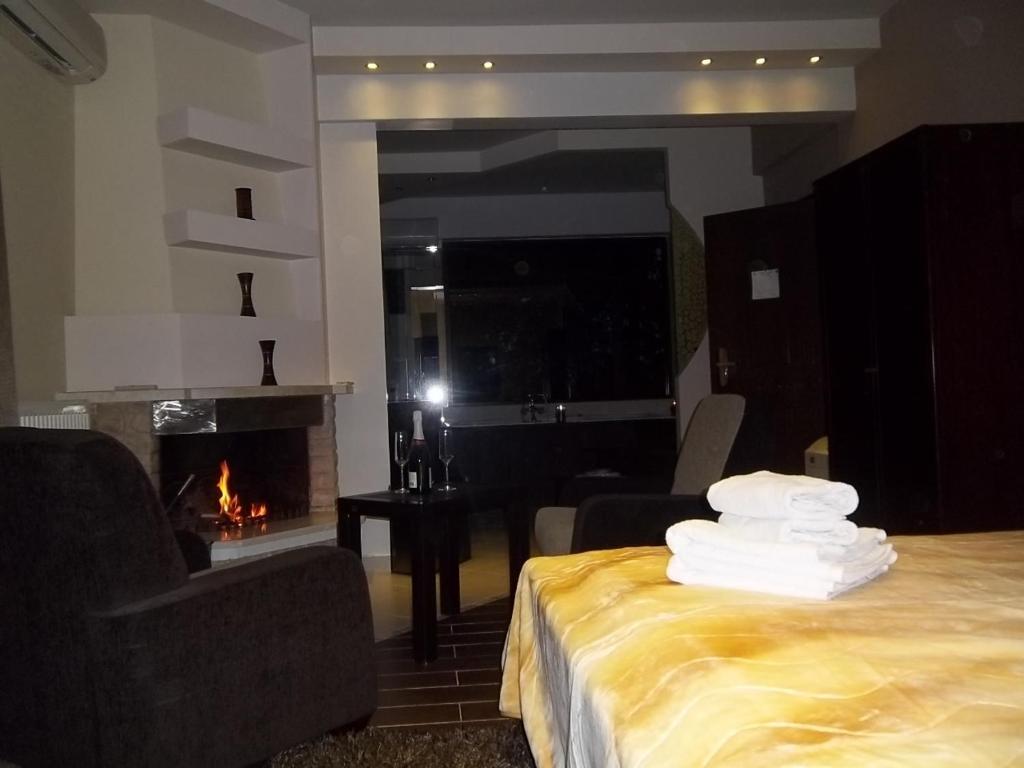 Nostos Hotel Káto Loutrákion Kamer foto